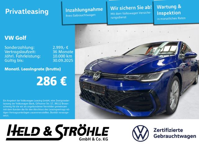 VW Golf 8  R-Line 2.0 TDI DSG LED NAV KAM PDC SHZ