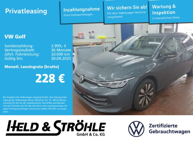 VW Golf 8  GOAL 1.5 eTSI DSG LED ACC AHK PARKLENK