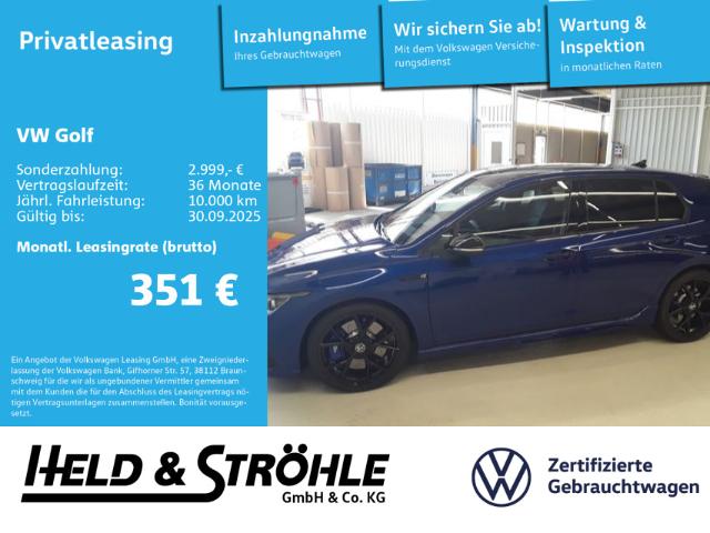VW Golf 8  R Black 2.0 TSI DSG 4M 19 DCC LEDER PANO