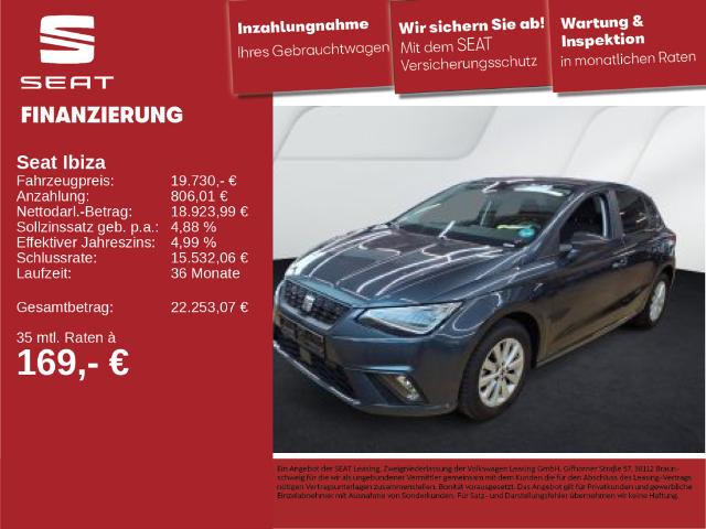 Seat Ibiza  Style 1.0 TSI  LED NAVI KEYL PDC RFK SHZ
