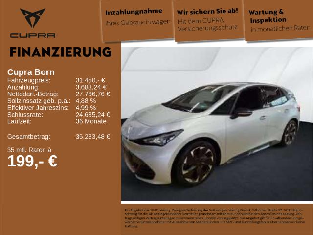 Cupra Born  e-Boost electric R-KAM NAV LED WÄPU 5J.GAR.