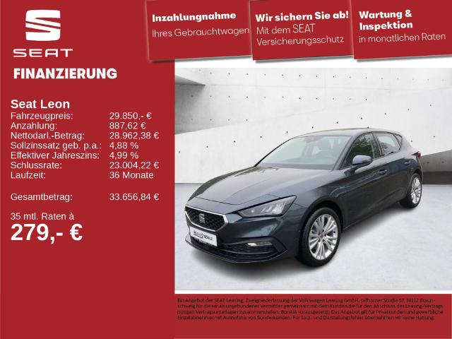 Seat Leon  Style Edition 1.5 eTSI DSG LED NAVI KEYLESS