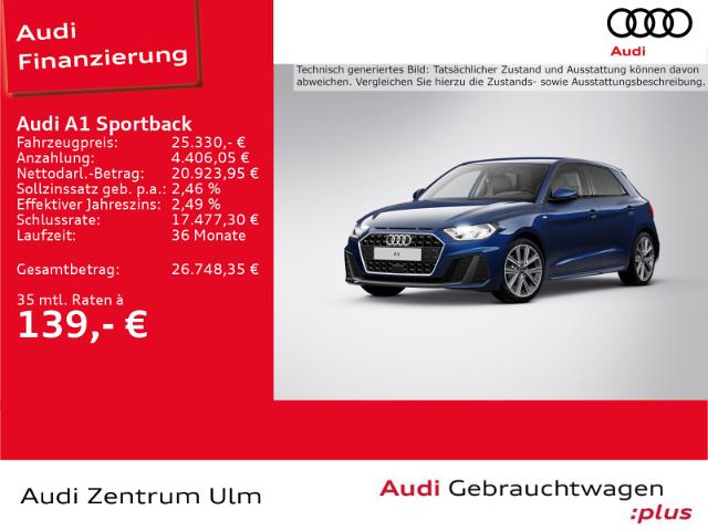 Audi A1  Sportback S-Line 30 TFSI 17 KEYLESS 5J.GAR.