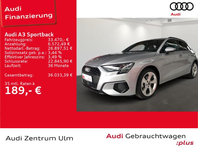 Audi A3  Sportback advanced 30 TDI 18 AHK NAVI KEYLESS