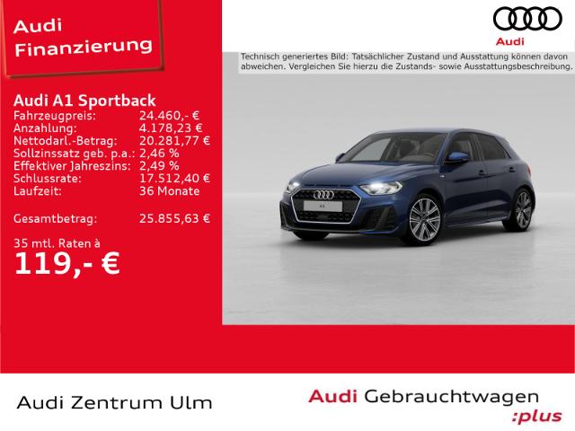 Audi A1  Sportback S-Line 30TFSI PDC SHZ VIRT. 5J.GAR.