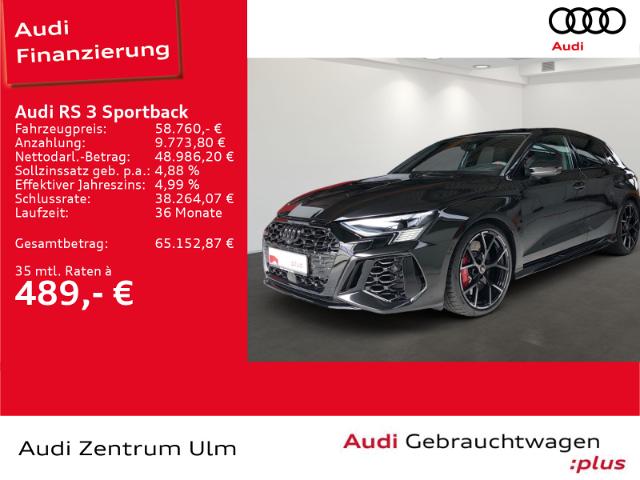 Audi RS  3 Sportback 19 280KM/H LEDER NAVI PANO -AGA