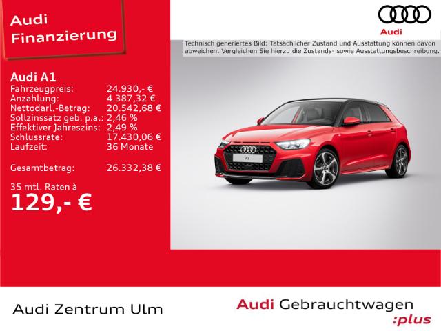 Audi A1  25 TFSI Sportback S line NAV+ LED VIRTUAL