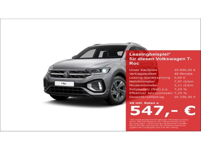 VW T-Roc  2.0 TDI R-Line 4Motion Pano+Leder+Keyless+VirtualCockpit+++