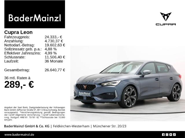 Cupra Leon  1.4 eTSI VZ ACC SHZ Kam. CarPlay