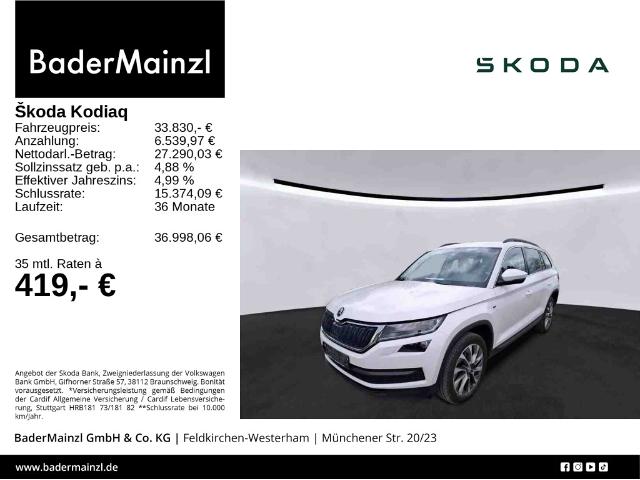 Skoda Kodiaq  2.0 TDI 4x4 DSG Clever LED Navi Keyless