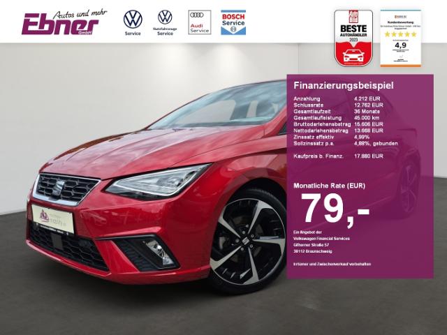 Seat Ibiza  FR 110PS TSI ASSIST XL ACC+BEATS+KAMERA+LED+NAVI+APP+KEYLESS+18 ALU!!