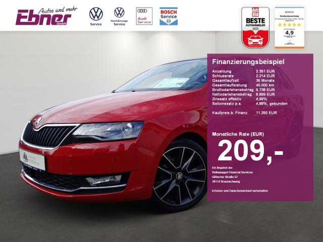 Skoda 110  Rapid STYLE PS TSI PANO+KAMERA+NAVI+SITZHZG+GRA+PDC+16 ALU!