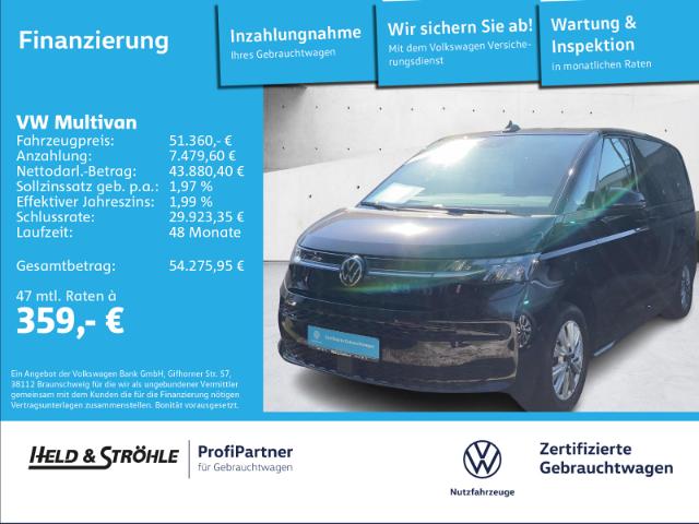 VW T7 Multivan  Life 2.0 TDI DSG AHK 7S NAV LED KAM