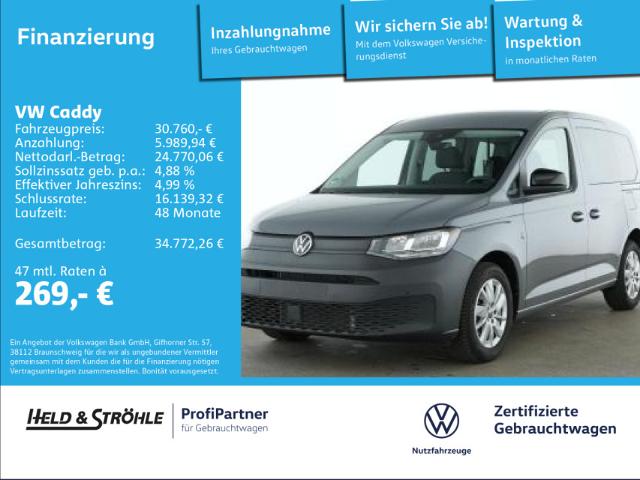 VW Caddy  2.0 TDI AHK NAV KAM PDC SHZ APP DAB+